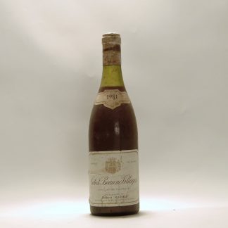 1981, Robert Mathis, Côte de Beaune Villages