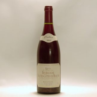 2003, Régis de Vallière, Bourgogne Hautes-Côtes de Beaune