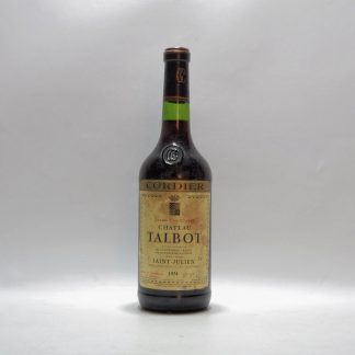 1974, Château Talbot, Saint Julien