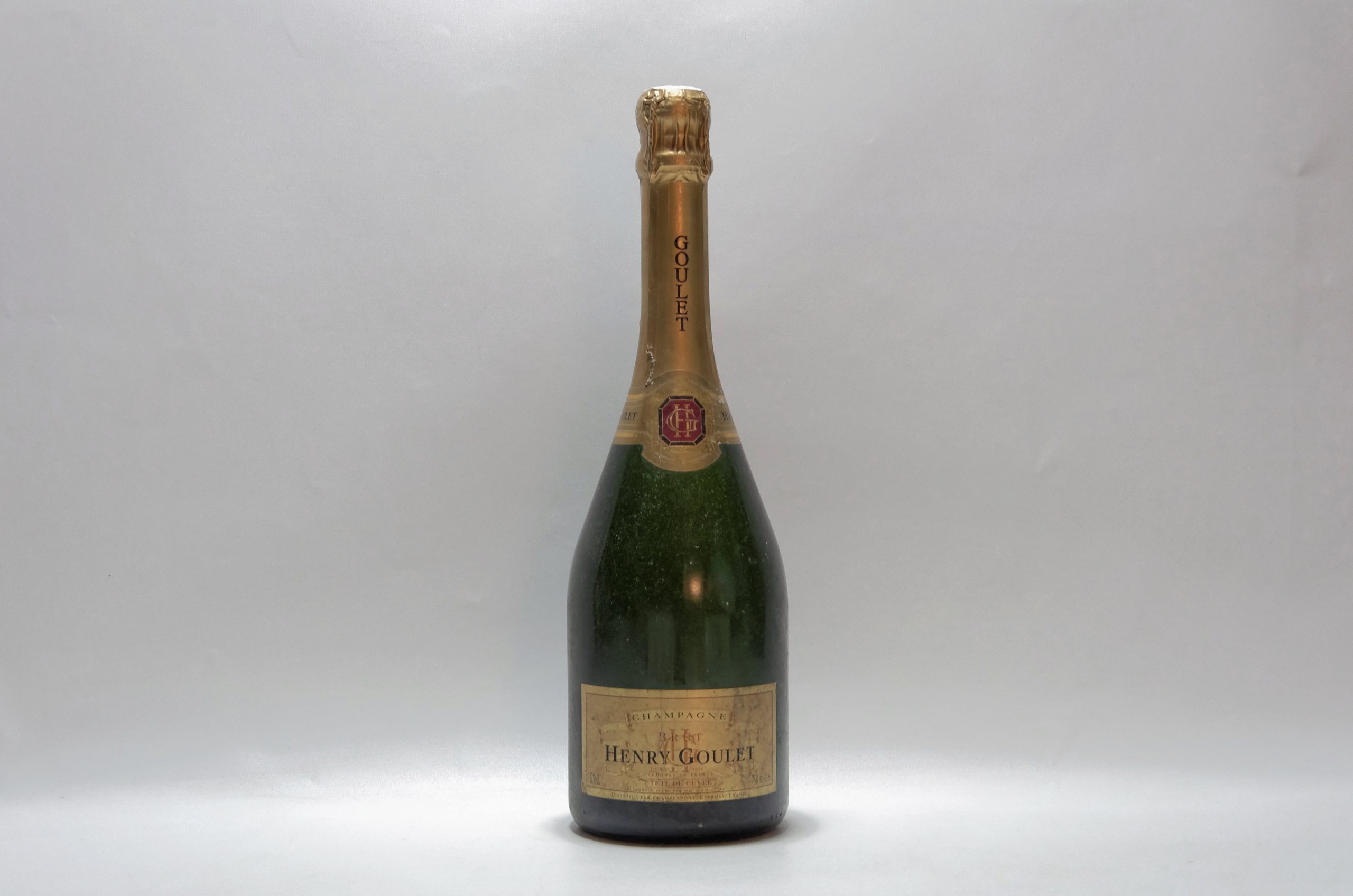 Seau à Champagne Ancien – Henry Goulet – Seau à Glace Métal Argenté – Vintage