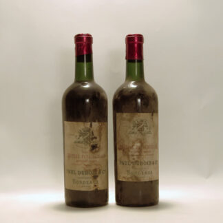 1953, Château Patache-d'Aux, Medoc (Mise Paul Dubois & Co)