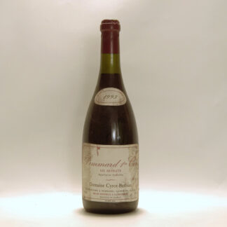 1993, Domaine Cyrot-Buthiau, Pommard 1er Cru Les Arvelets