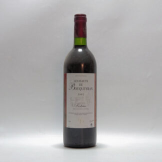 1991, Les Hauts de Bouqueyran, Listrac