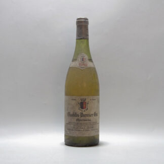 1982, Jean-Paul Droin, Chablis 1er Cru Montmains (5 cm)