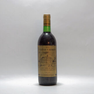 1978, Château Grimont, Premieres Côtes de Bordeaux