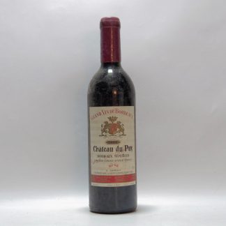 1986, Château du Puy, Bordeaux Supérieur