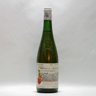 1986, Château de Suronde, Quarts de Chaume